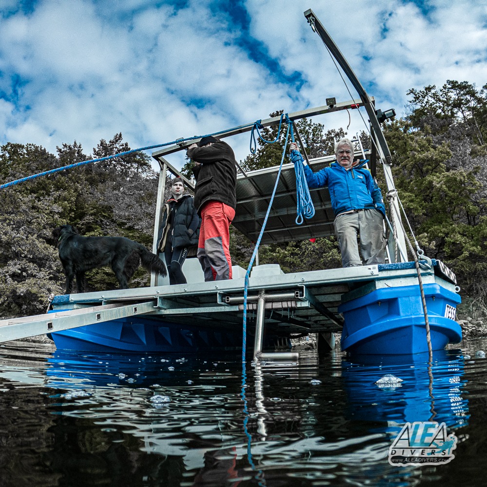 Katamaran Tess ALEA Divers boat