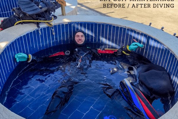 Dry suit maintenance ALEA Divers