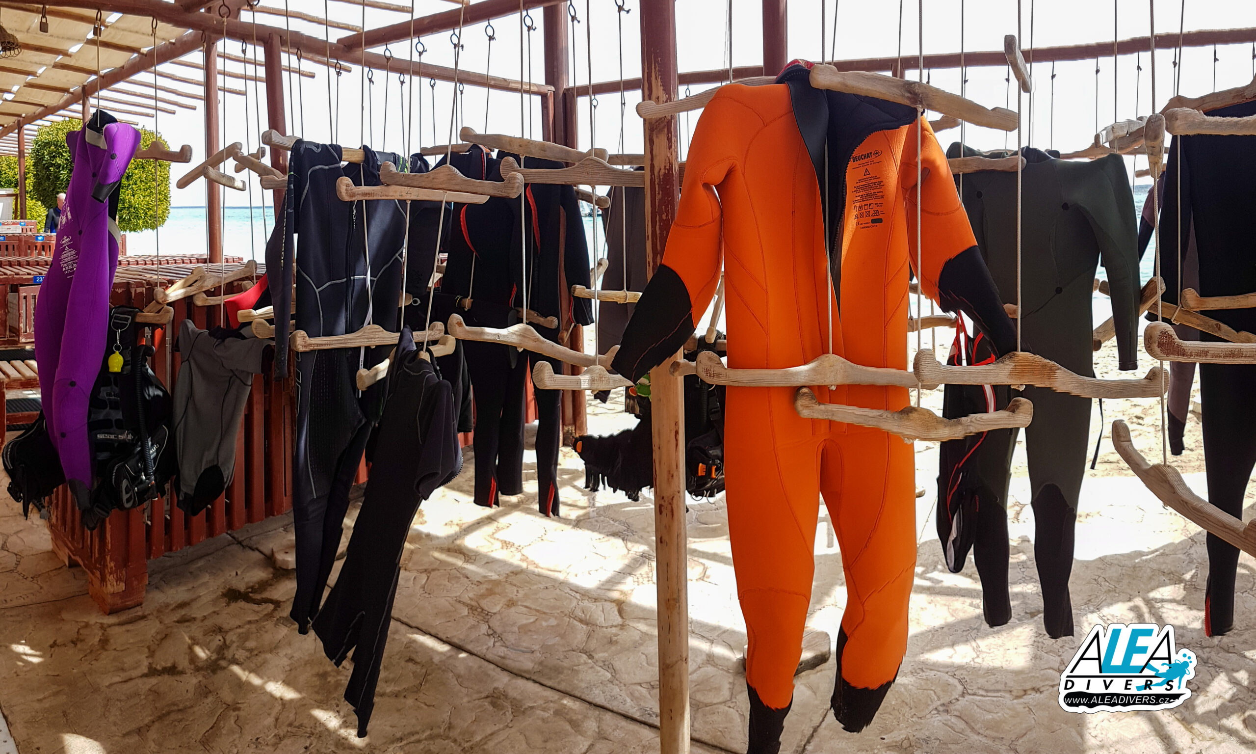 Sušení potápěčské výstroje ALEA Divers