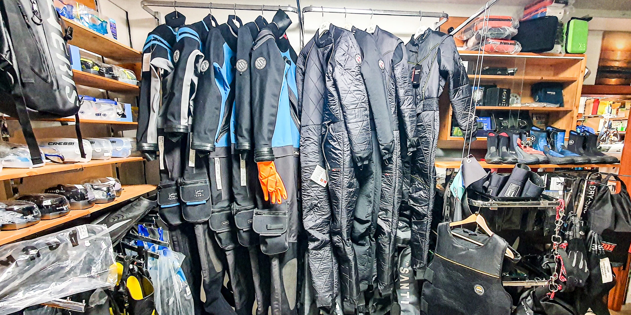 SANTI suchy oblek / dry suit ALEA Divers