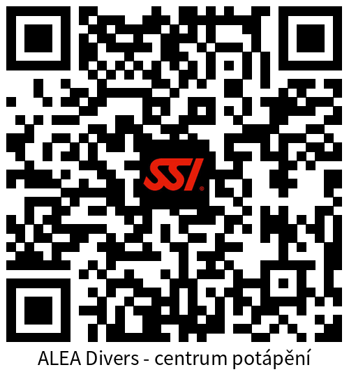 SSI Try dive QR kod - prihlaseni na ochutnavaci ponor